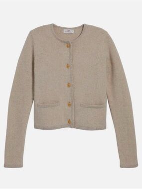 Vineyard Vines | Tan Button Down Cardigan Sweater, S